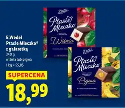 Lidl Ptasie Mleczko z galaretką: wiśnia E.Wedel oferta