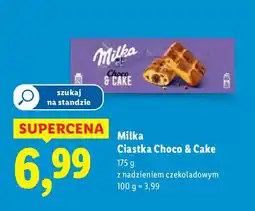 Lidl Ciastka Milka Choco & Cake z nadzieniem czekoladowym oferta