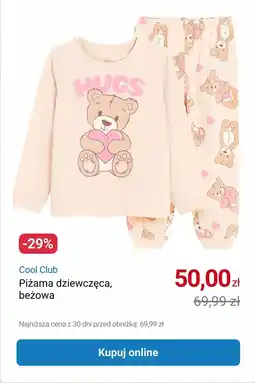 Smyk Cool Club Piżama dziewczęca, beżowa oferta