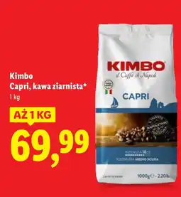 Lidl Kawa ziarnista Kimbo Capri 1 kg oferta