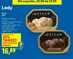Lidl Lody Grycan bakaliowe oferta