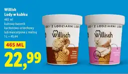 Lidl Lody w kubku: kultowy batonik karmelowo orzechowy Willish oferta