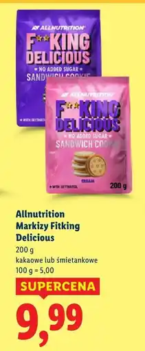 Lidl Markizy Fitking Delicious kakaowe Allnutrition oferta