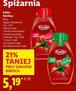 Lidl Ketchup łagodny Kotlin oferta