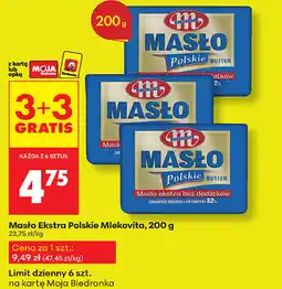 Biedronka Masło Ekstra Polskie Mlekovita 200g oferta