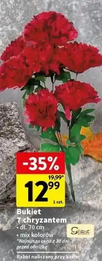 Intermarche Bukiet 7 chryzantem Goliat oferta