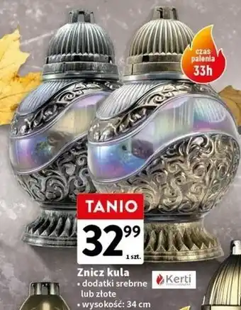 Znicz kula 33h Kerti