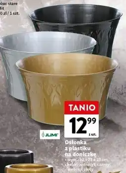 Intermarche Osłonka z plastiku 12 x 23 cm złoty Jumi oferta