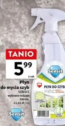 Intermarche Płyn do szyb limonkowy Sensit oferta