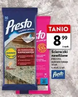 Intermarche Ściereczki do powierzchni kamiennych Presto Clean oferta