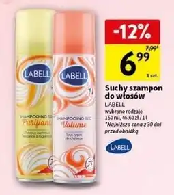 Intermarche Szampon do włosów suchy volume Labell oferta