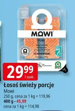 E.Leclerc Łosoś świeży porcje Mowi oferta
