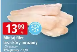 E.Leclerc Mintaj filet bez skóry 35% glazury oferta