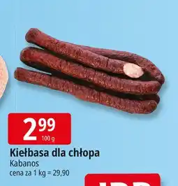 E.Leclerc Kiełbasa dla chłopa Kabanos oferta