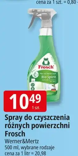 E.Leclerc Spray do mycia szyb bio spirit Frosch oferta