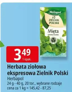 E.Leclerc Herbatka mięta Herbapol Zielnik Polski oferta