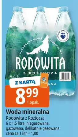 E.Leclerc Woda delikatnie gazowana Rodowita Z Roztocza oferta