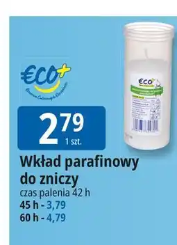 E.Leclerc Wkład parafinowy do zniczy 60h Eco+ oferta