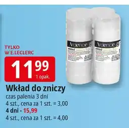E.Leclerc Wkład do zniczy 4d Ardence oferta