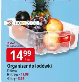 E.Leclerc Organizer do lodówki 4 l Homeside oferta