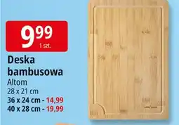 E.Leclerc Deska bambusowa 40 x 28 cm Altom oferta