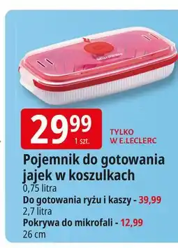 E.Leclerc Pokrywa do mikrofali 26 cm oferta