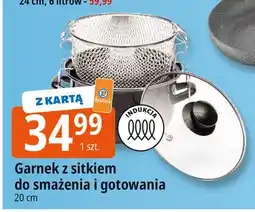 E.Leclerc Garnek z sitkiem do smażenia 20 cm oferta