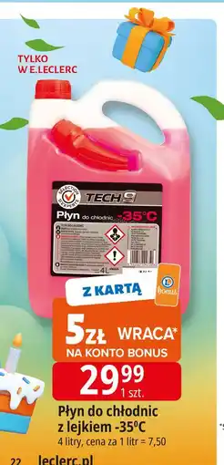 E.Leclerc Płyn do chłodnic -35c Tech9 oferta