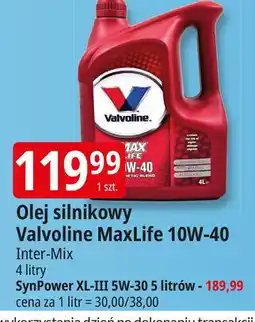 E.Leclerc Olej 5w30 xl-iii c3 Valvoline oferta