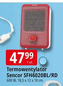 E.Leclerc Termowentylator sfh6020rd Sencor oferta