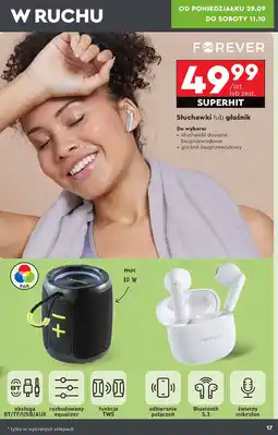 Biedronka Głośnik 10w Forever oferta