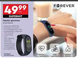 Biedronka Smartband sb-500 czarny Forever oferta