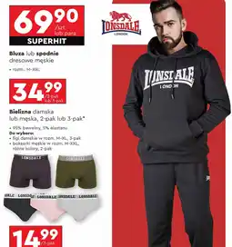 Biedronka Bokserki męskie m-xxl Lonsdale oferta