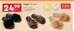 Biedronka Kapcie damskie 37-41 Cleve oferta
