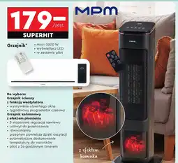 Biedronka Grzejnik kolumnowy z efektem płomienia Mpm Product oferta