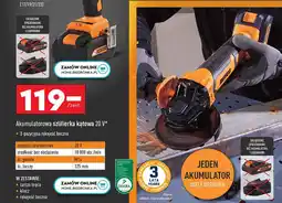Biedronka Szlifierka kątowa 20 v Niteo Tools oferta