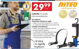 Biedronka Latarka warsztatowa Niteo Tools oferta
