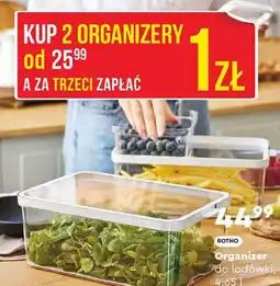 Biedronka Organizer do lodówki cauma 4.65 l Rotho oferta