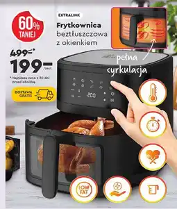 Biedronka Frytkownica z okienkiem 1600w Extralink oferta