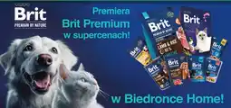 Biedronka Karma dla kota z łososiem Brit Premium oferta