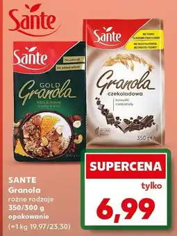 Kaufland Granola czekoladowa Sante oferta