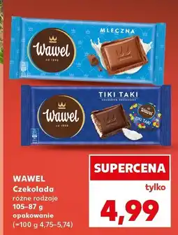 Kaufland Czekolada, różne rodzaje Wawel oferta