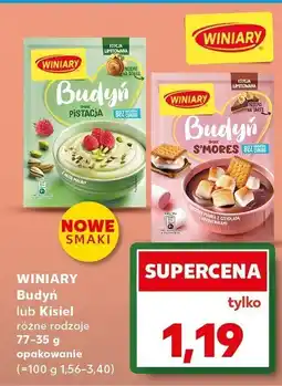 Kaufland Budyń, różne rodzaje Winiary oferta