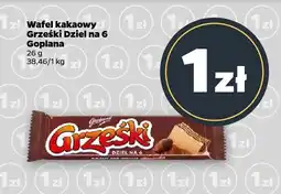 Netto Wafel kakaowy Grześki Dziel na 6 Goplana oferta