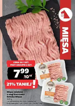 Netto Mięso mielone z nogi kurczaka 400g Sztuka Mięsa oferta