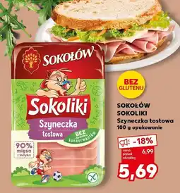 Kaufland Szyneczka tostowa Sokoliki 100g Sokołów oferta