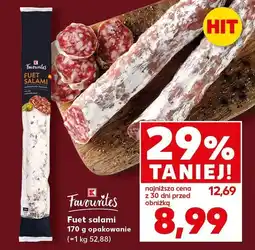 Kaufland Fuet salami Favourites oferta