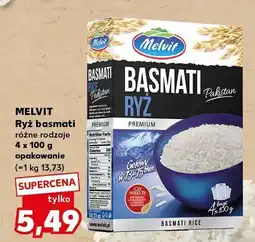 Kaufland Ryż basmati, różne rodzaje Melvit oferta