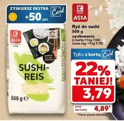 Kaufland Ryż do sushi 500g K Classic Asia oferta