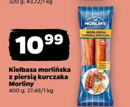 Netto Kiełbasa morlińska z piersią kurczaka Morliny oferta